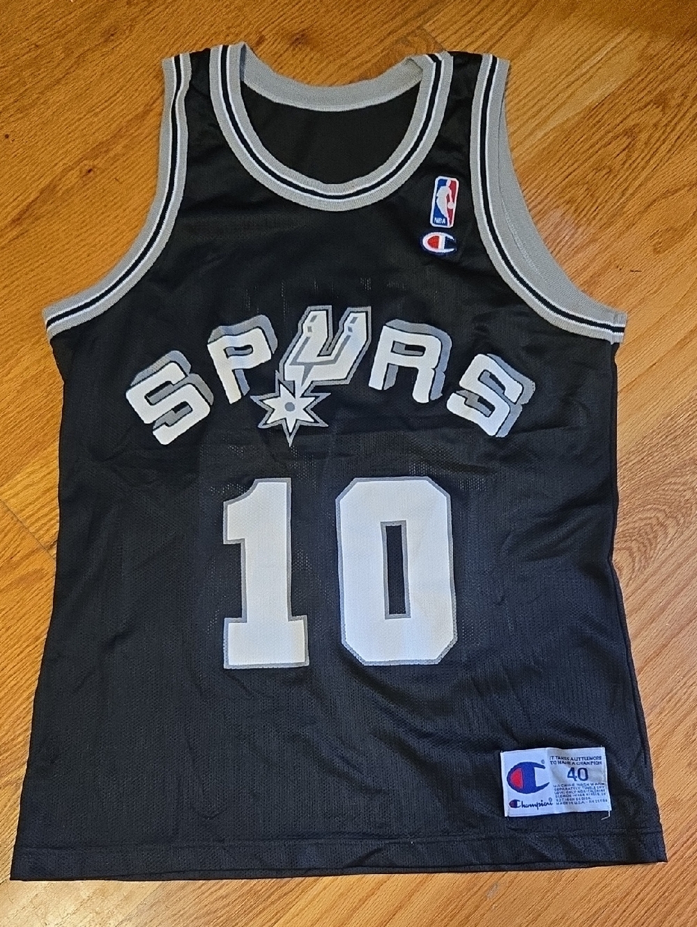 Vintage Dennis Rodman San Antonio Spurs Champion Jersey. Size 40.